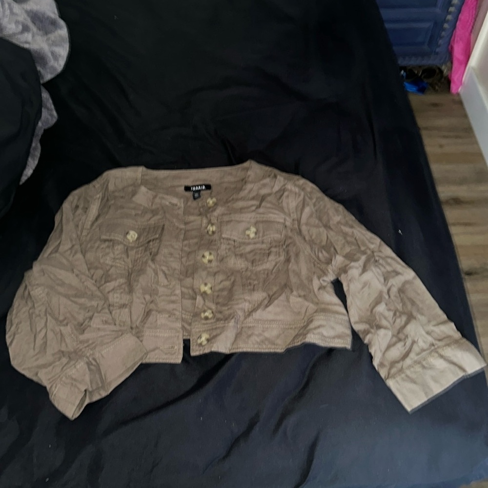 Cropped Utility top